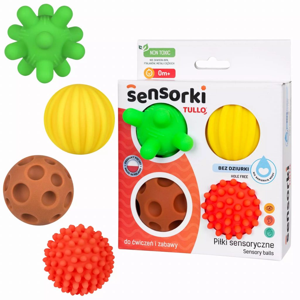 piłki sensoryczne dla niemowląt